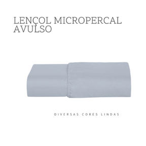 Lençol Maciezza com Elástico Avulso 400 Fios Cores Lisas