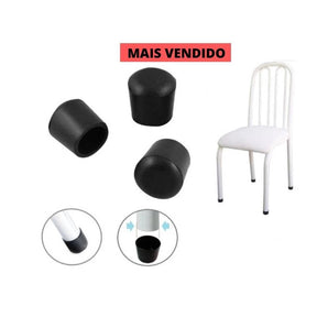 24pçs Ponteira Protetora Pé De Cadeira Tubular Conjunto Novo