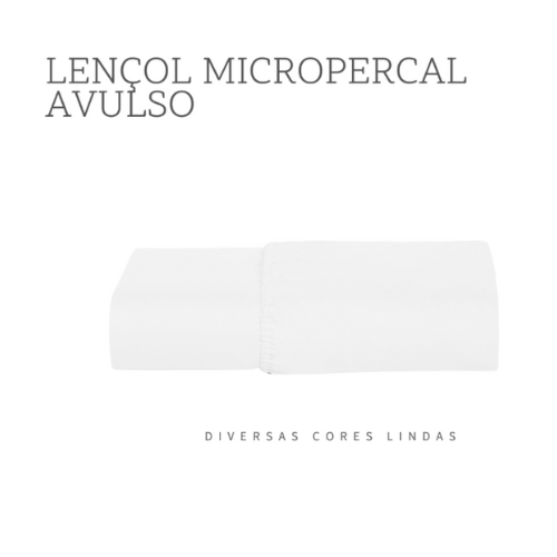 Lençol Maciezza com Elástico Avulso 400 Fios Cores Lisas