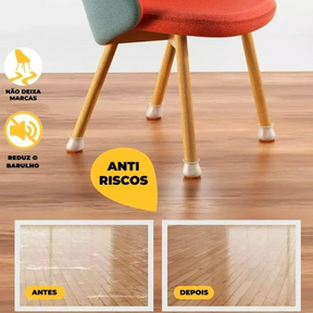 Protetor de Silicone para Pés de Cadeira Decaza - ÚLTIMAS UNIDADES