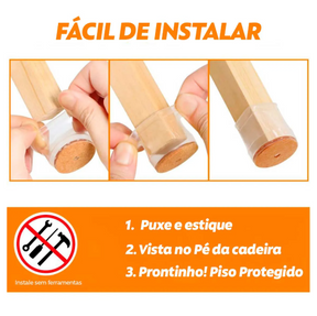 Protetor de Silicone para Pés de Cadeira Decaza - ÚLTIMAS UNIDADES