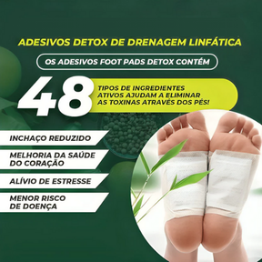 Adesivos Detox para Pés Original + Brinde – Elimina Toxinas e Relaxa Enquanto Você Dorme