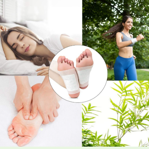 Adesivos Detox para Pés Original + Brinde – Elimina Toxinas e Relaxa Enquanto Você Dorme