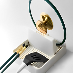 Descanso De Panela Suporte Tampas De Panelas Talheres E Acessórios Organizador Porta Tempero Cozinha