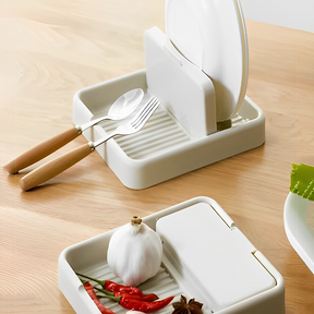 Descanso De Panela Suporte Tampas De Panelas Talheres E Acessórios Organizador Porta Tempero Cozinha