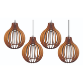 Kit com 4 Pendentes Coquinho - Fiorland