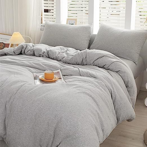 Capa Edredom Duvet Casal Padrao Lisa com Ziper 400 Fios Confort Promoção