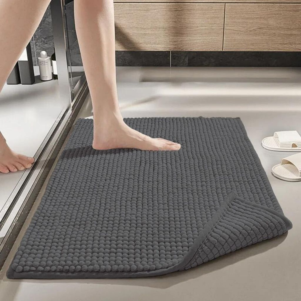 Kit Tapete de Banheiro 40x60 Antiderrapante Microfibra