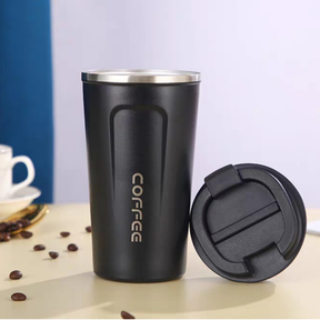 Caneca Copo Café Coffee Isolado Dupla Térmico Aço Inoxidável 510ML Anti-vazamento