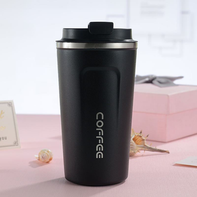 Caneca Copo Café Coffee Isolado Dupla Térmico Aço Inoxidável 510ML Anti-vazamento