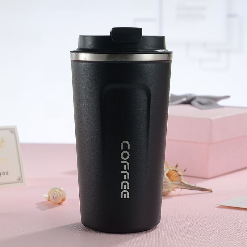 Caneca Copo Café Coffee Isolado Dupla Térmico Aço Inoxidável 510ML Anti-vazamento