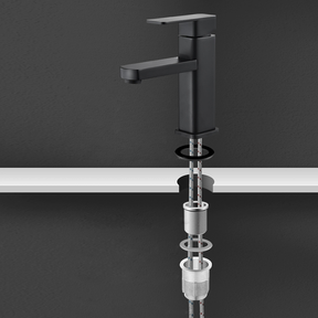 Torneira Banheiro quente e fria com 2 mangueiras de água quente e fria de 60 cm KBH16320 KBH16320-PLA KBH16323-PLA