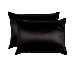 04 Fronhas De Cetim Anti Frizz (02 Pares) 70cm X 50cm Diversas Cores