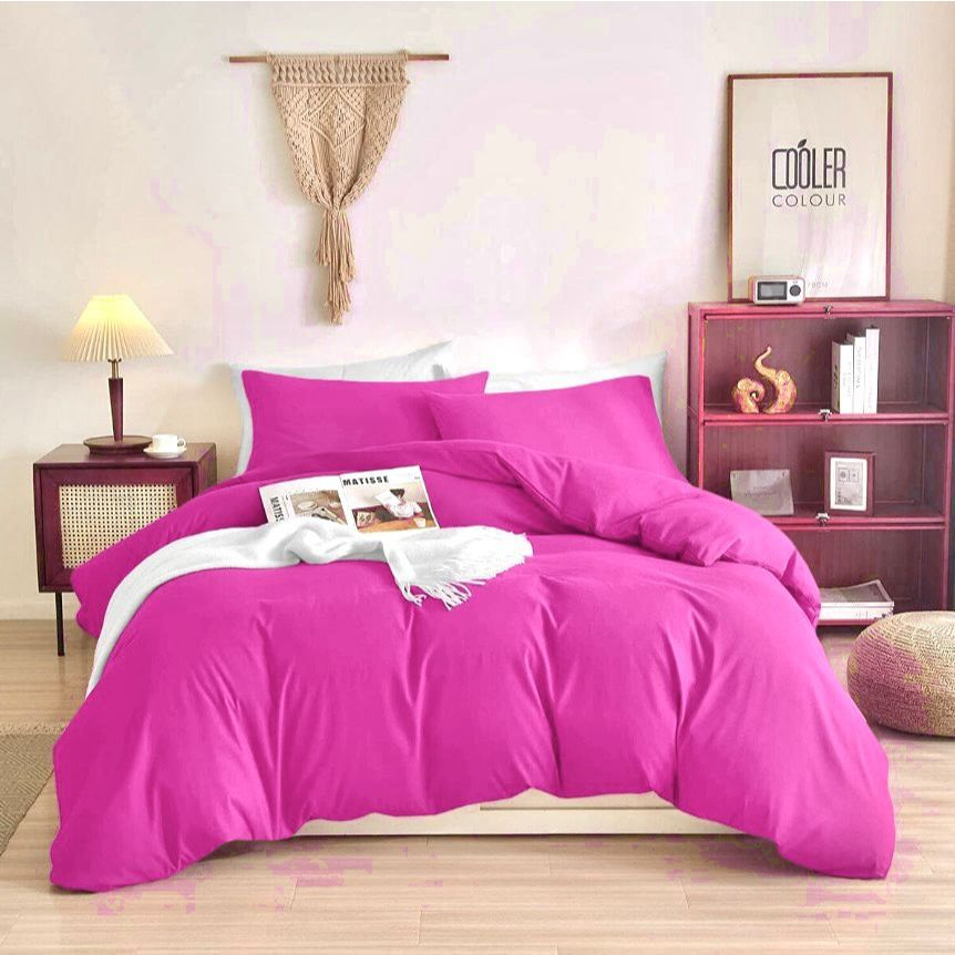 Capa de Edredom Duvet Lisa com Ziper 400 Fios Extra Confort