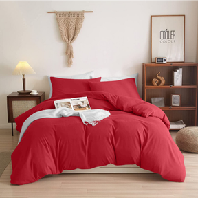 Capa de Edredom Duvet Lisa com Ziper 400 Fios Extra Confort