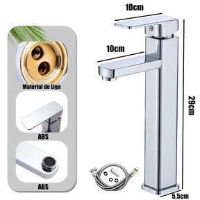 Torneira Banheiro quente e fria com 2 mangueiras de água quente e fria de 60 cm KBH16320 KBH16320-PLA KBH16323-PLA