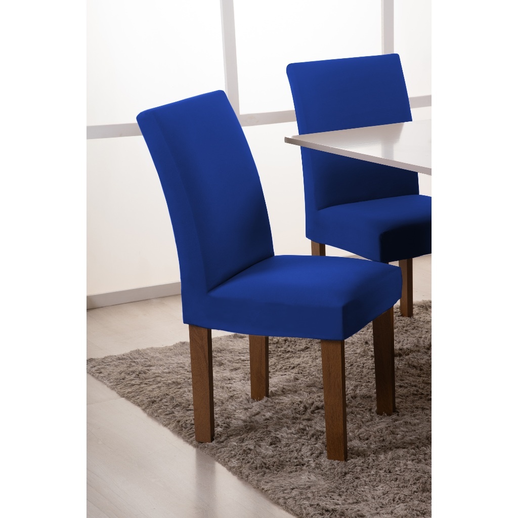 Capa De Cadeira Kit 4 e 6 Lugares Spandex Com Elástico