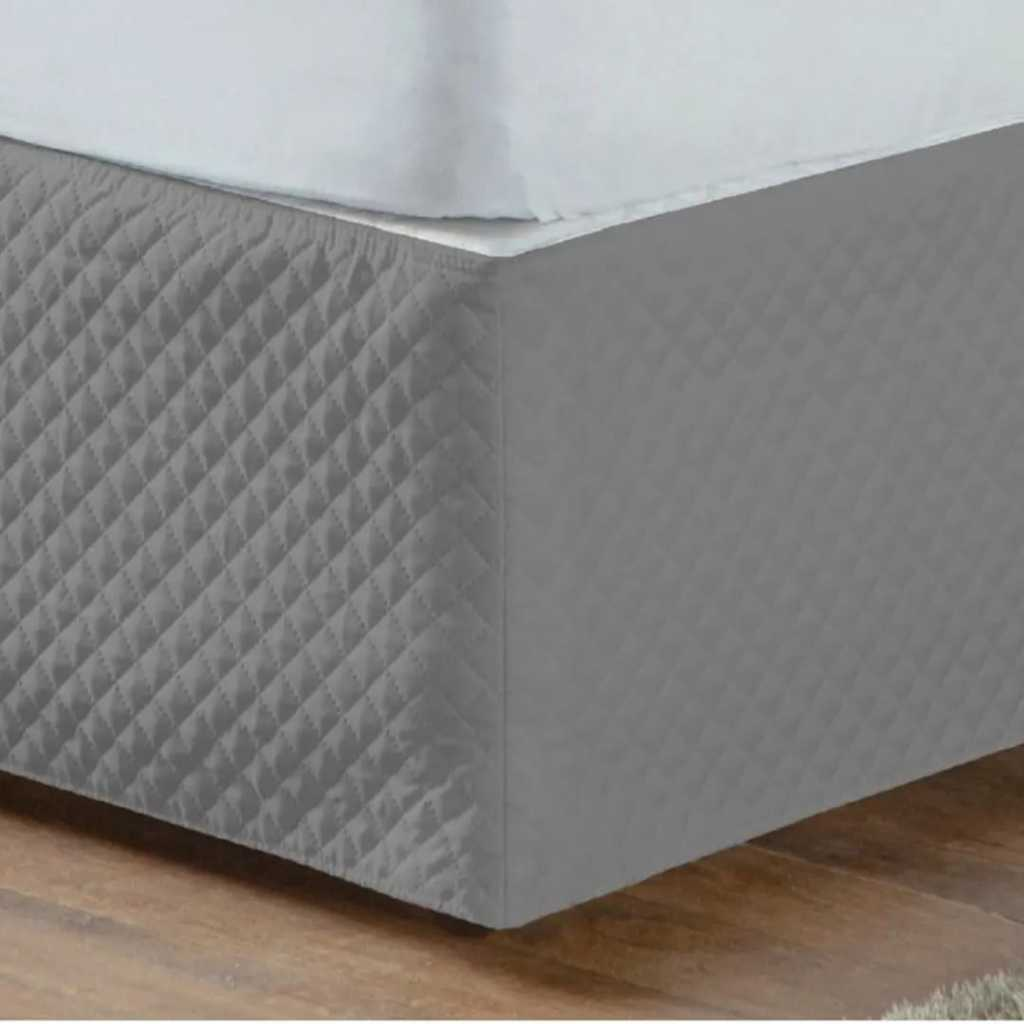 Saia Box Matelada Ultrassonica Casal Padrão, Queen, Solteiro e King Resistente a Água Elástico Viés