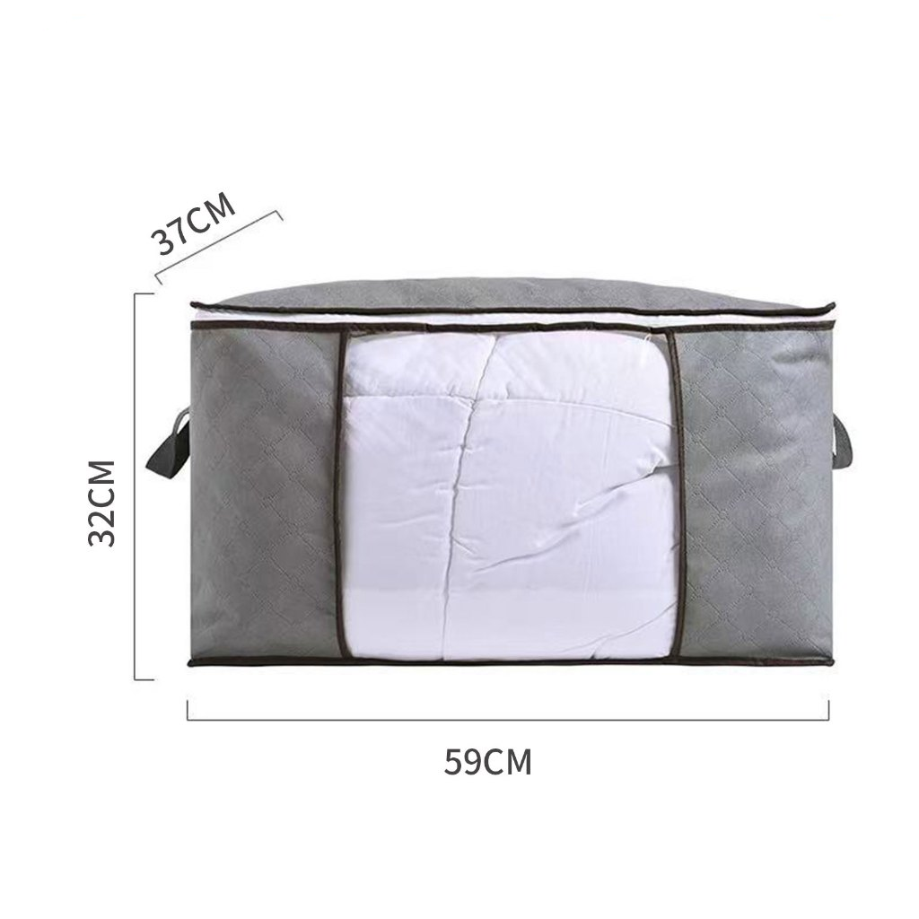Caixa Saco Organizador Cobertor Casaco Guarda Roupa Ecológico Anti-Poeira Umidade Insetos Multiuso