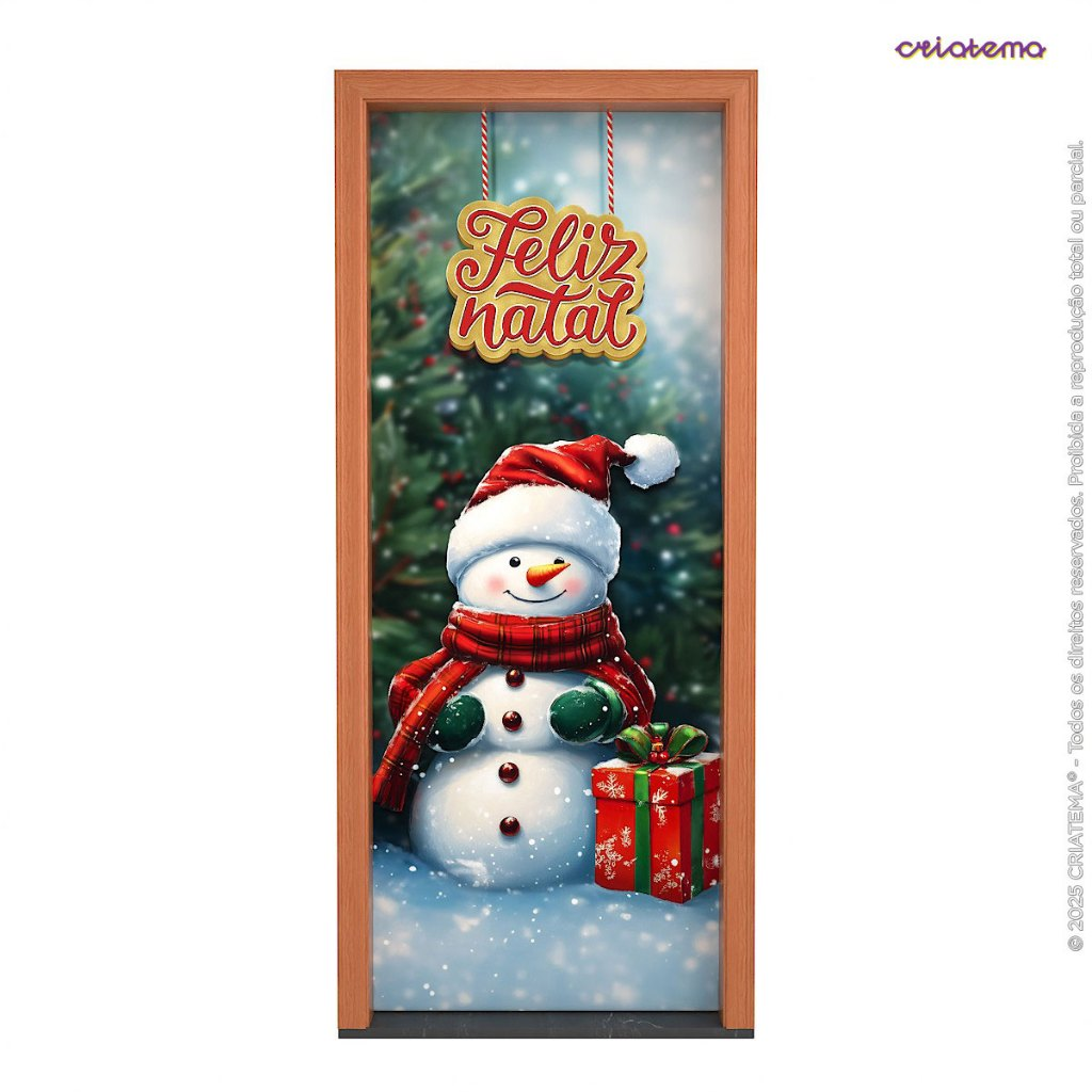 Veste Porta C/Elástico Decoração de Natal