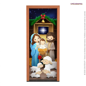 Veste Porta C/Elástico Decoração de Natal