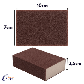 Kit 12 Esponja Magica Limpeza Pesada Tira Manchas Ferrugem Riscos