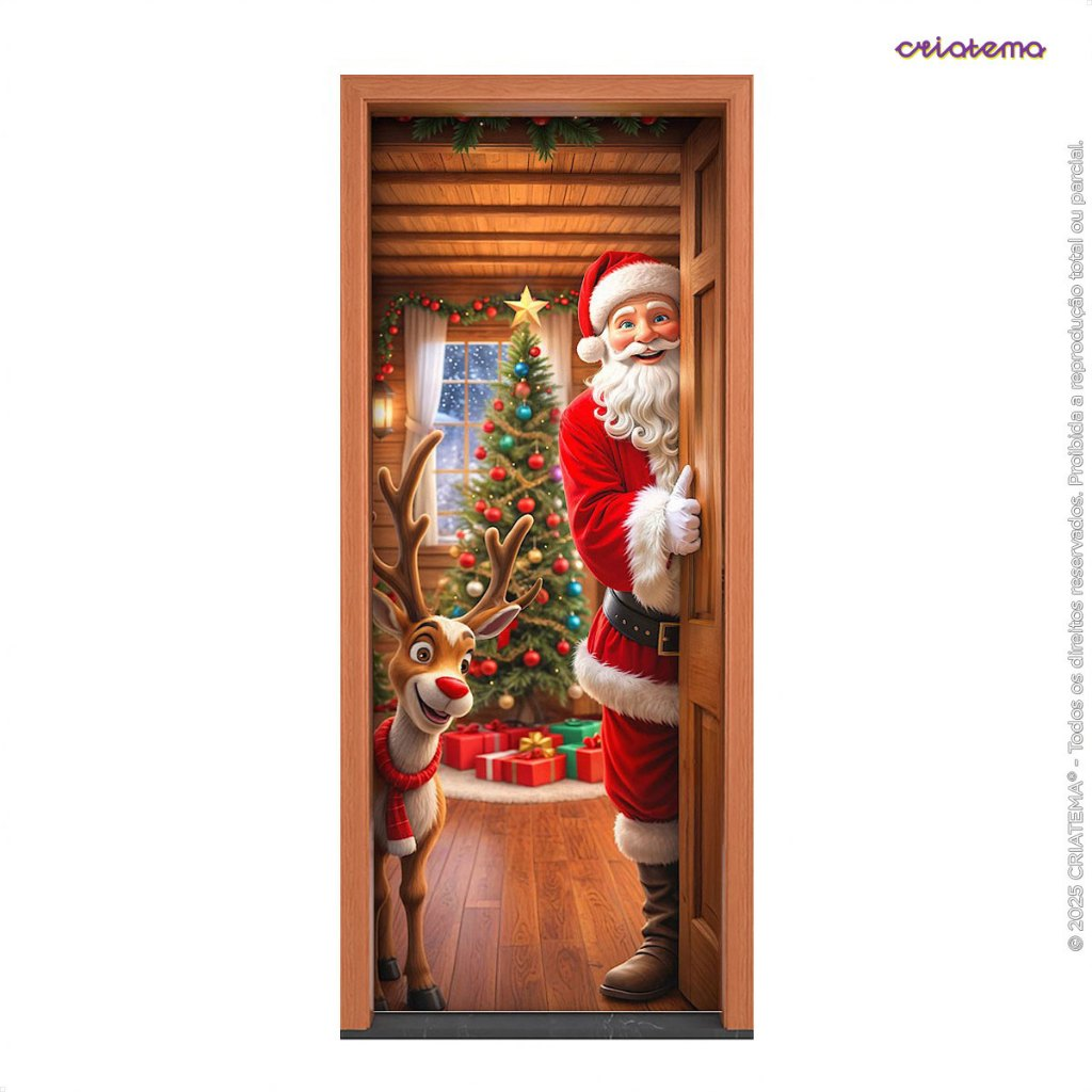 Veste Porta C/Elástico Decoração de Natal