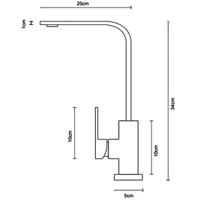 Torneira Gourmet Cozinha Monocomando Misturador Dourada Preta Prata Aço Inox Luxo Dourado Escovado