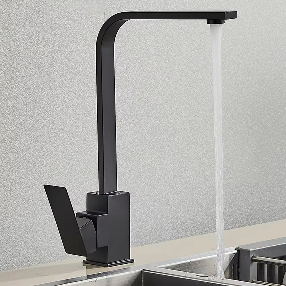 Torneira Gourmet Cozinha Monocomando Misturador Dourada Preta Prata Aço Inox Luxo Dourado Escovado