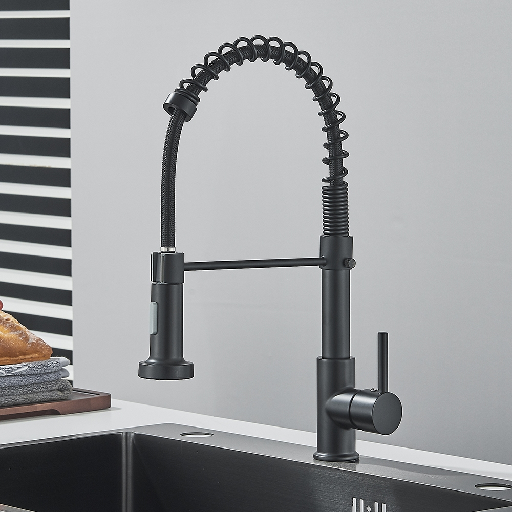 Torneira Cozinha Gourmet Com Spray Extensor Dourado