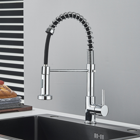 Torneira Cozinha Gourmet Com Spray Extensor Dourado