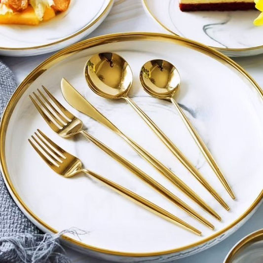 Kit 24 Jogo De Talheres Inoxidável