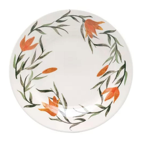 Aparelho De Jantar E Chá Louça 20 Peças Lírios