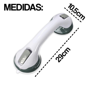 Kit 2x Suporte de Apoio Com Ventosa Barra Portátil Para Idosos Crianças Deficientes Banheiro Fixação