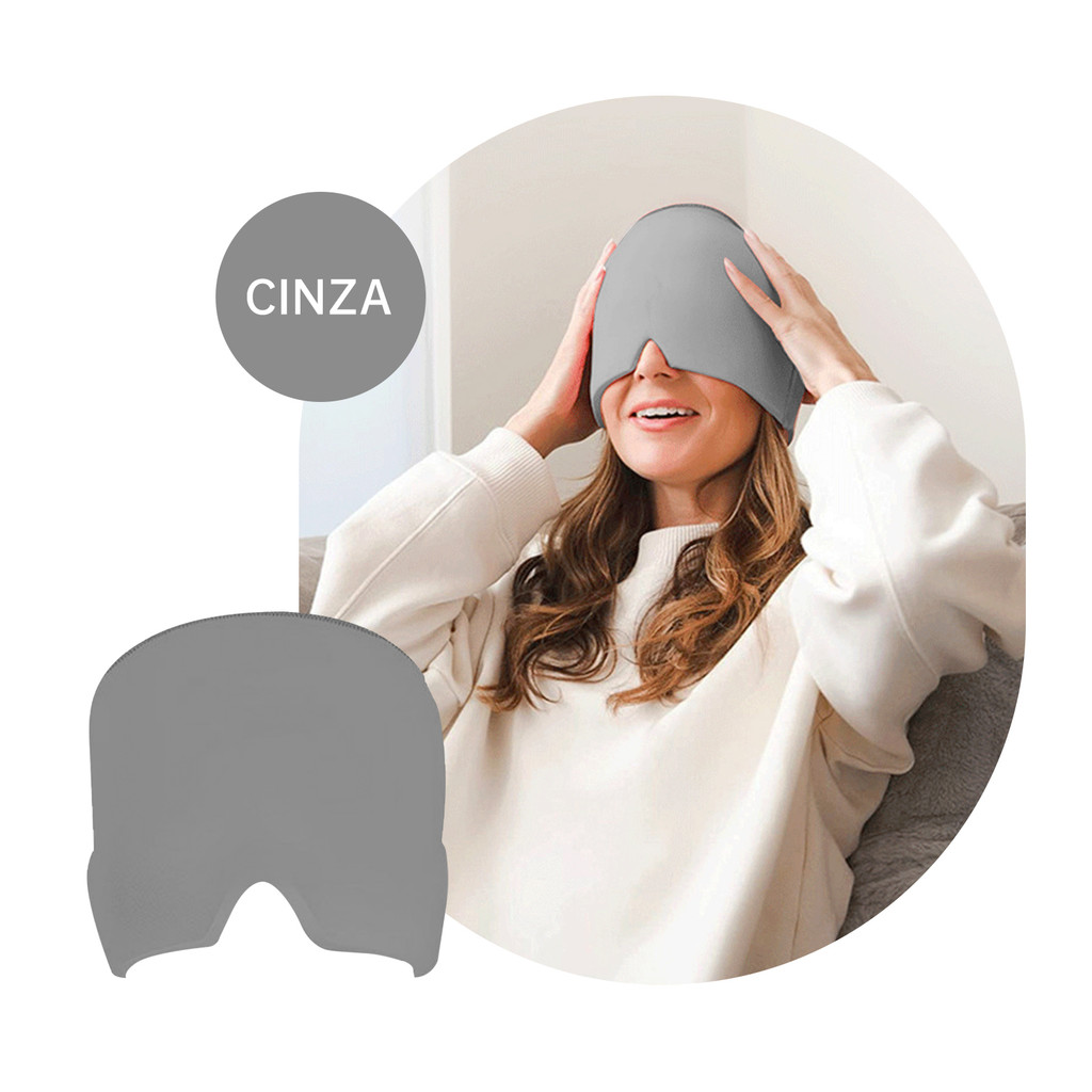 Touca Terapêutica HeadCare Duo para Alivio de Enxaqueca - Compre 1 Leve 2