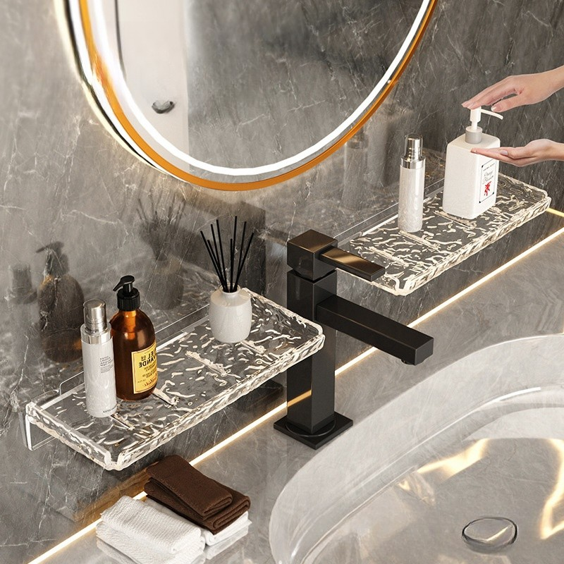 Suporte De Shampoo Prateleiras De Banheiro Sem Furo Acrilico Chifre