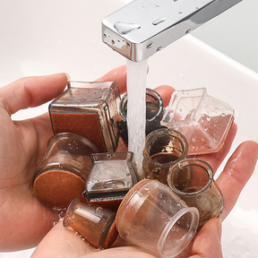 Protetor Silicone Pés Cadeira C/ Feltro Evita Riscos 4/8/16 Unidades